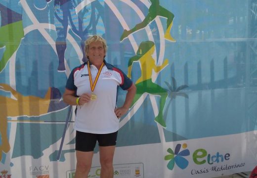 Ánxeles Rodríguez, ouro no Campionato de España de Veteranos en lanzamento de xavelina